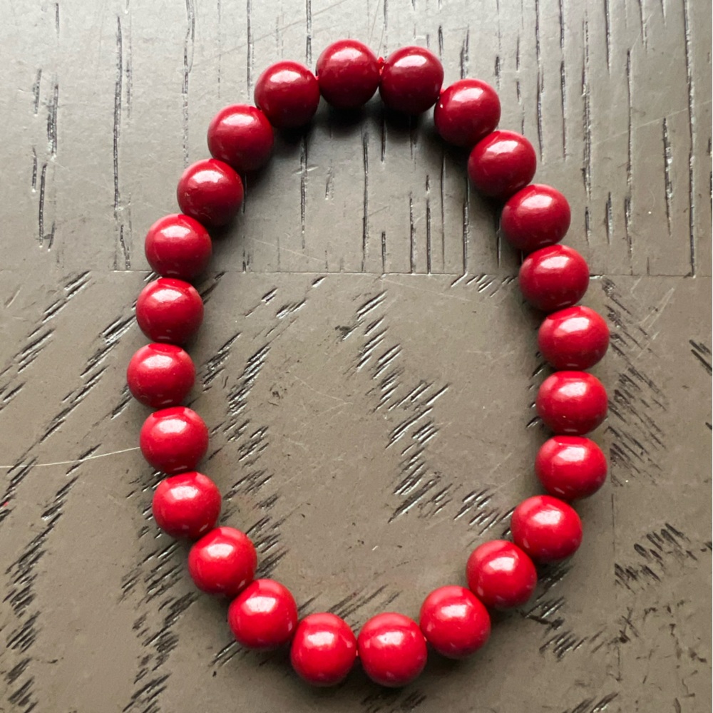 Cinnabar bracelet 8mm